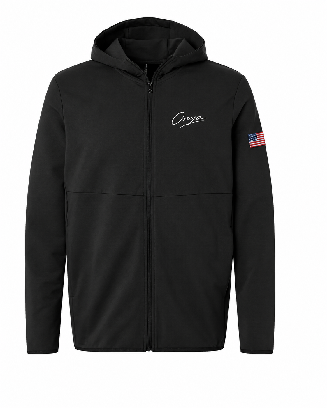 onya Performance Zip Hood - Black — ONYA Standard