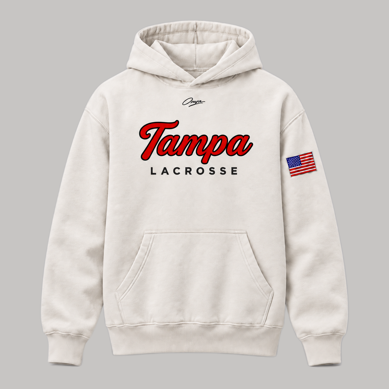 onya Post Game Hoodie — Tampa Lacrosse x onya