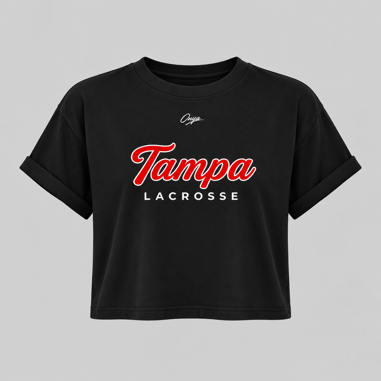 onya Good On Ya Crop Tee — front view