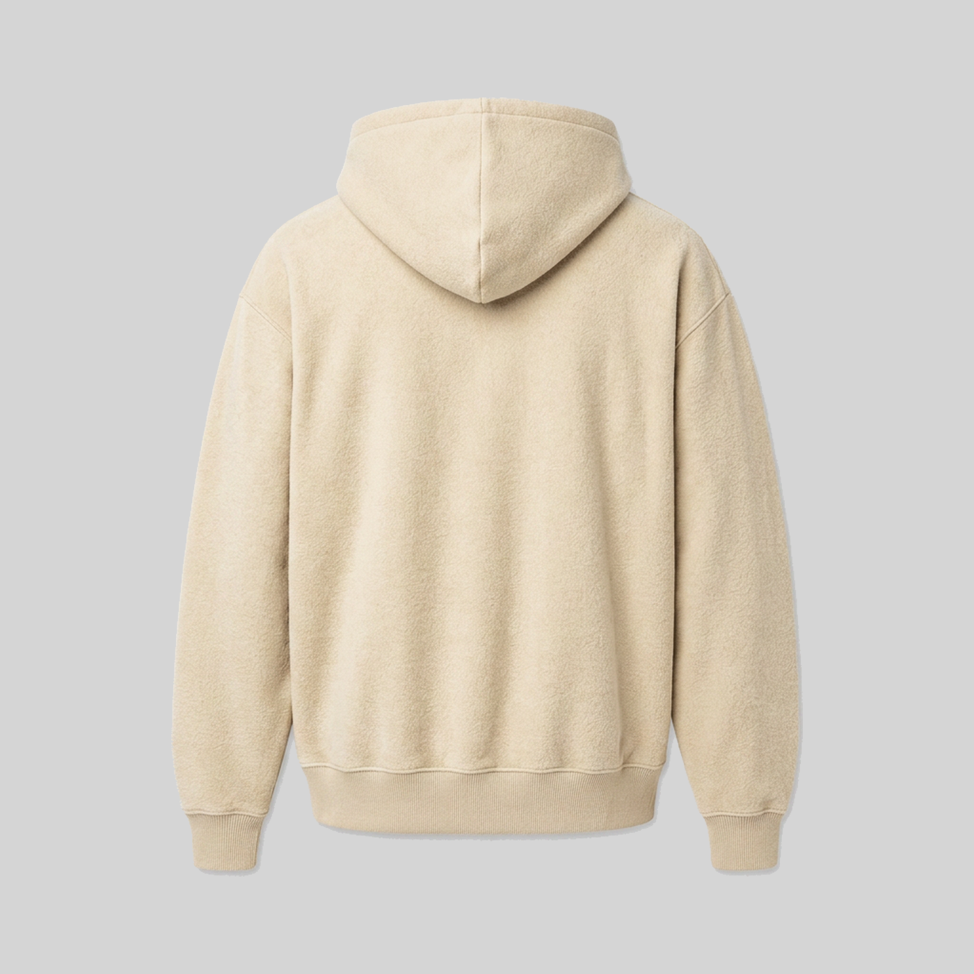 Men's Post-Game Hoodie - Ivory back