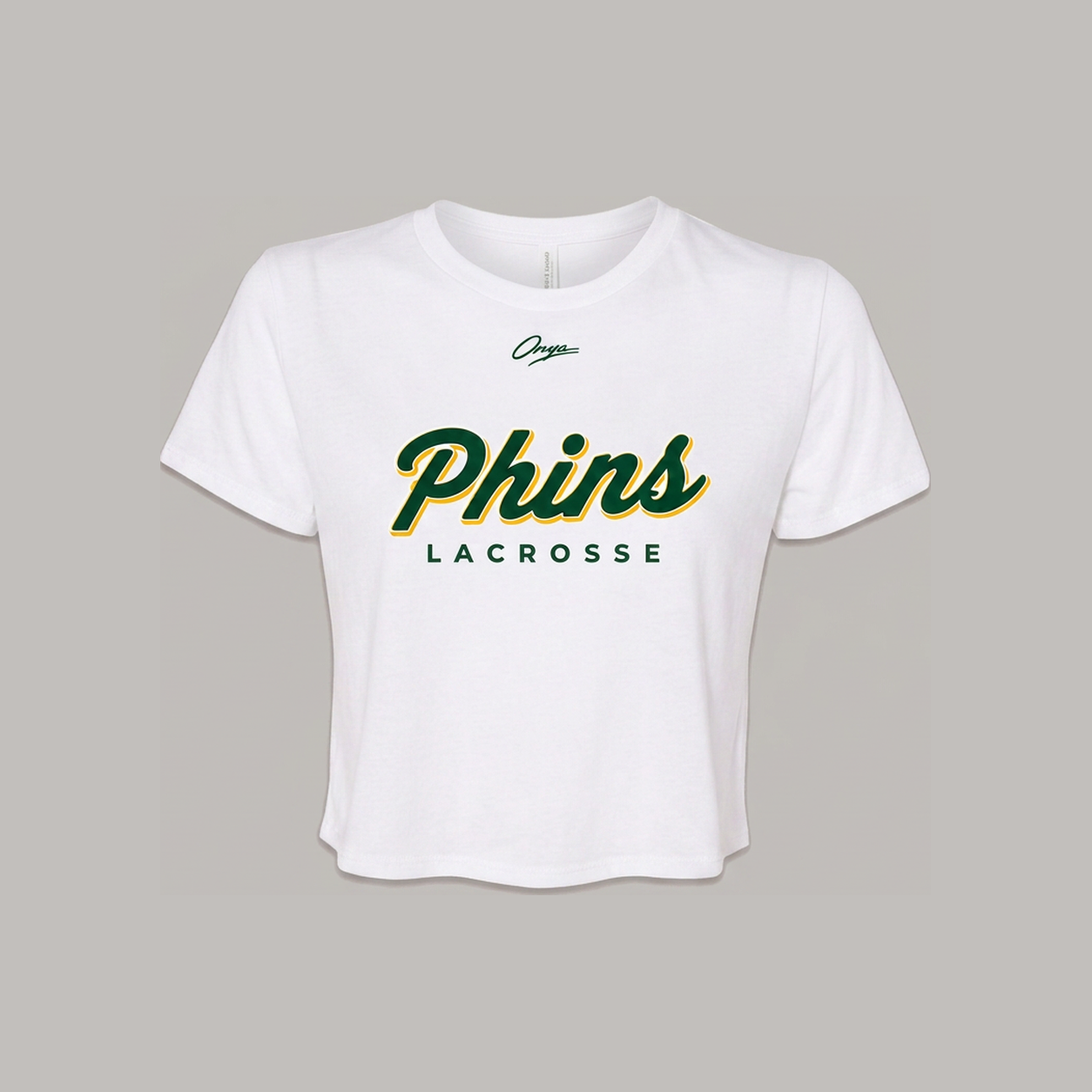 onya Good On Ya Crop Tee — Lemoyne Lacrosse x Onya