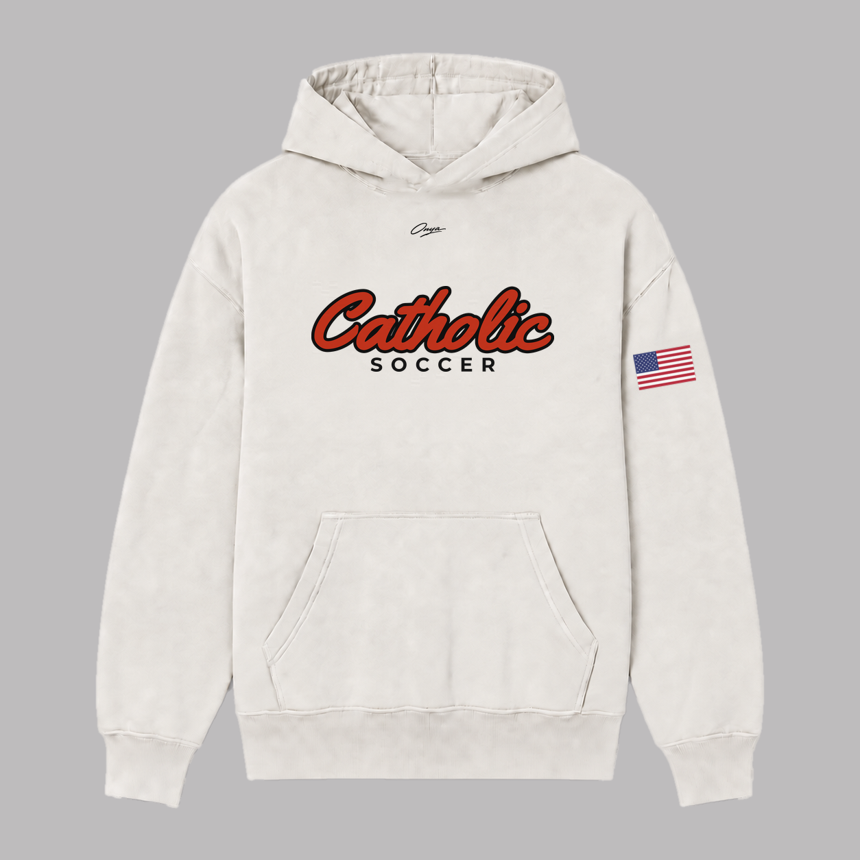 onya Post Game Hoodie — Catholic Soccer x Onya
