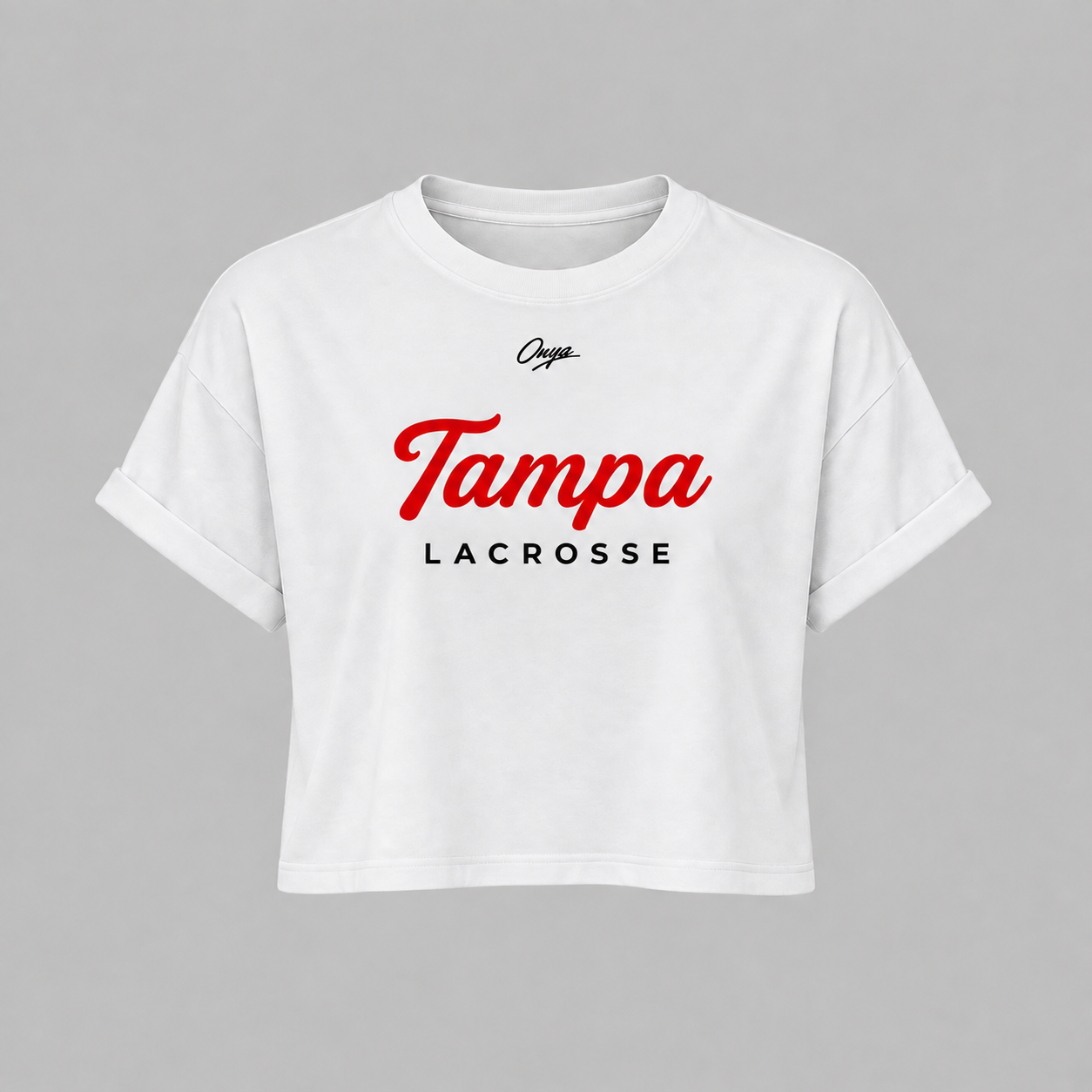 onya Good On Ya Crop Tee — front view