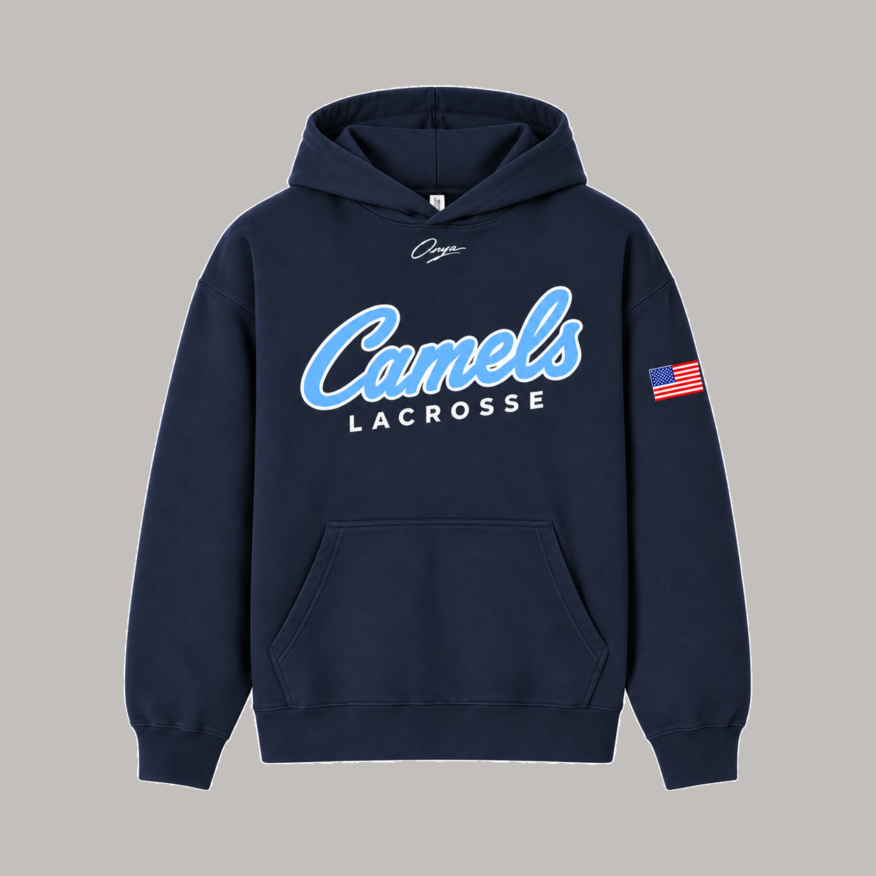 onya Post Game Hoodie — Conn College x onya