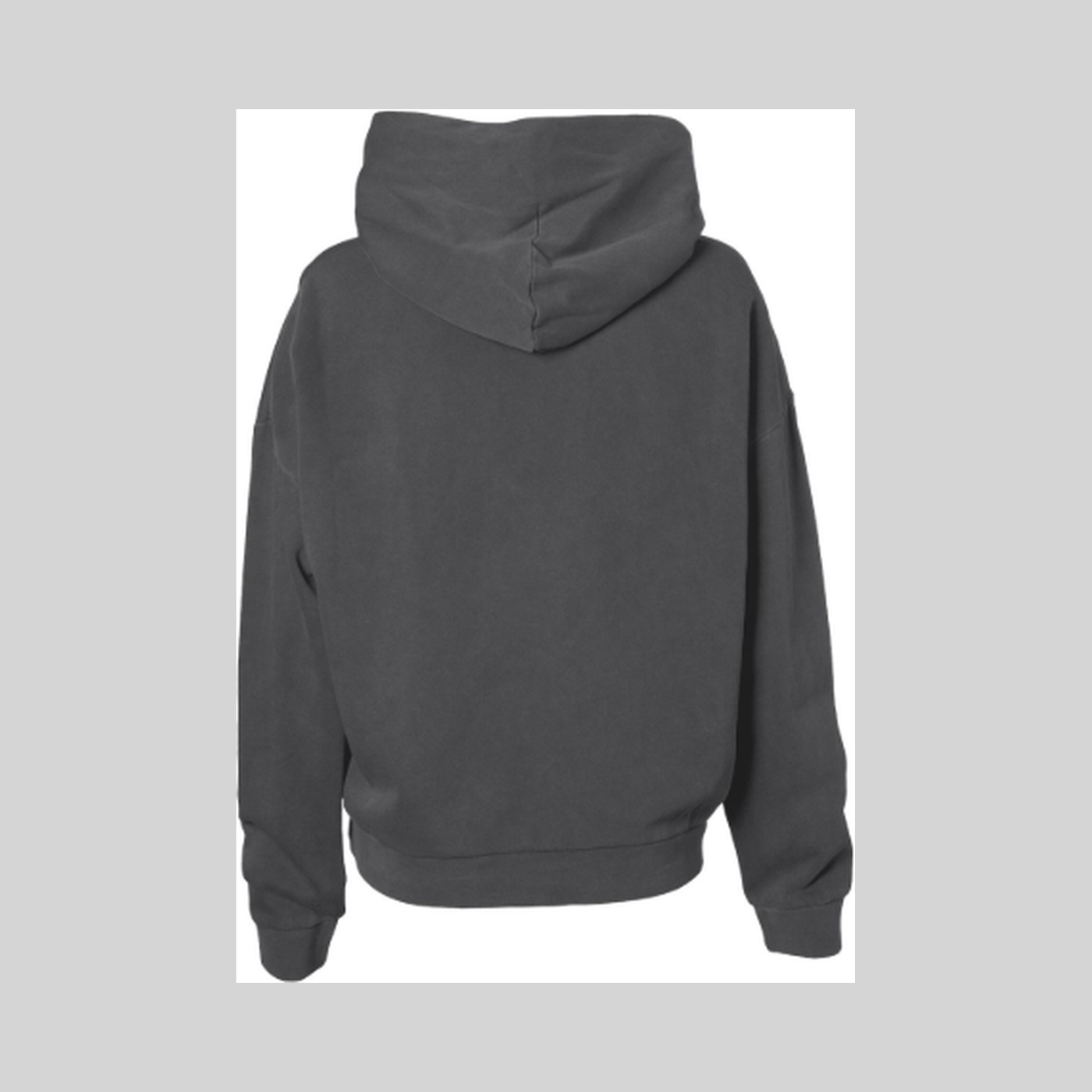 Women's Post-Game Hoodie - Charcoal back