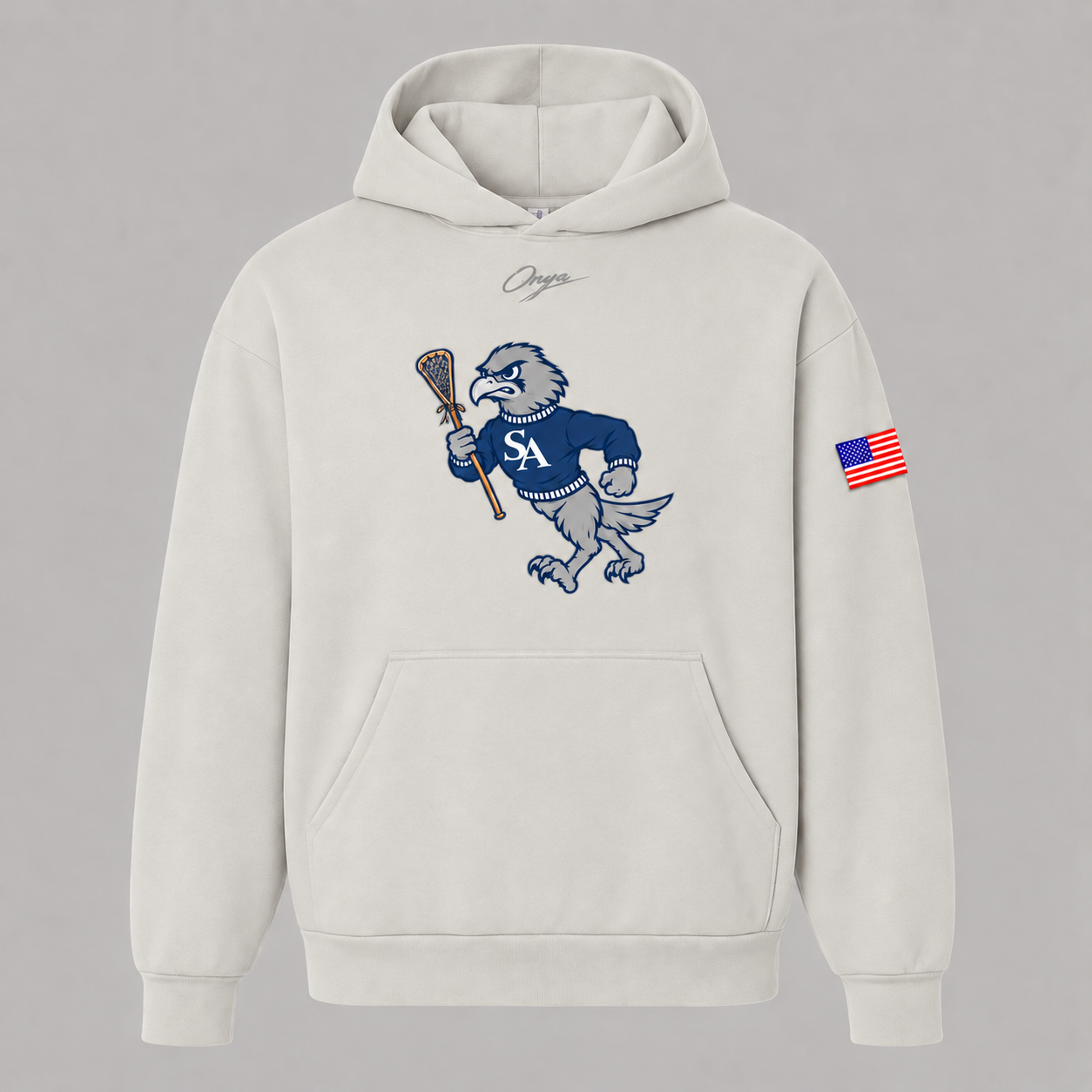 onya Post Game Hoodie - Hawks — front view