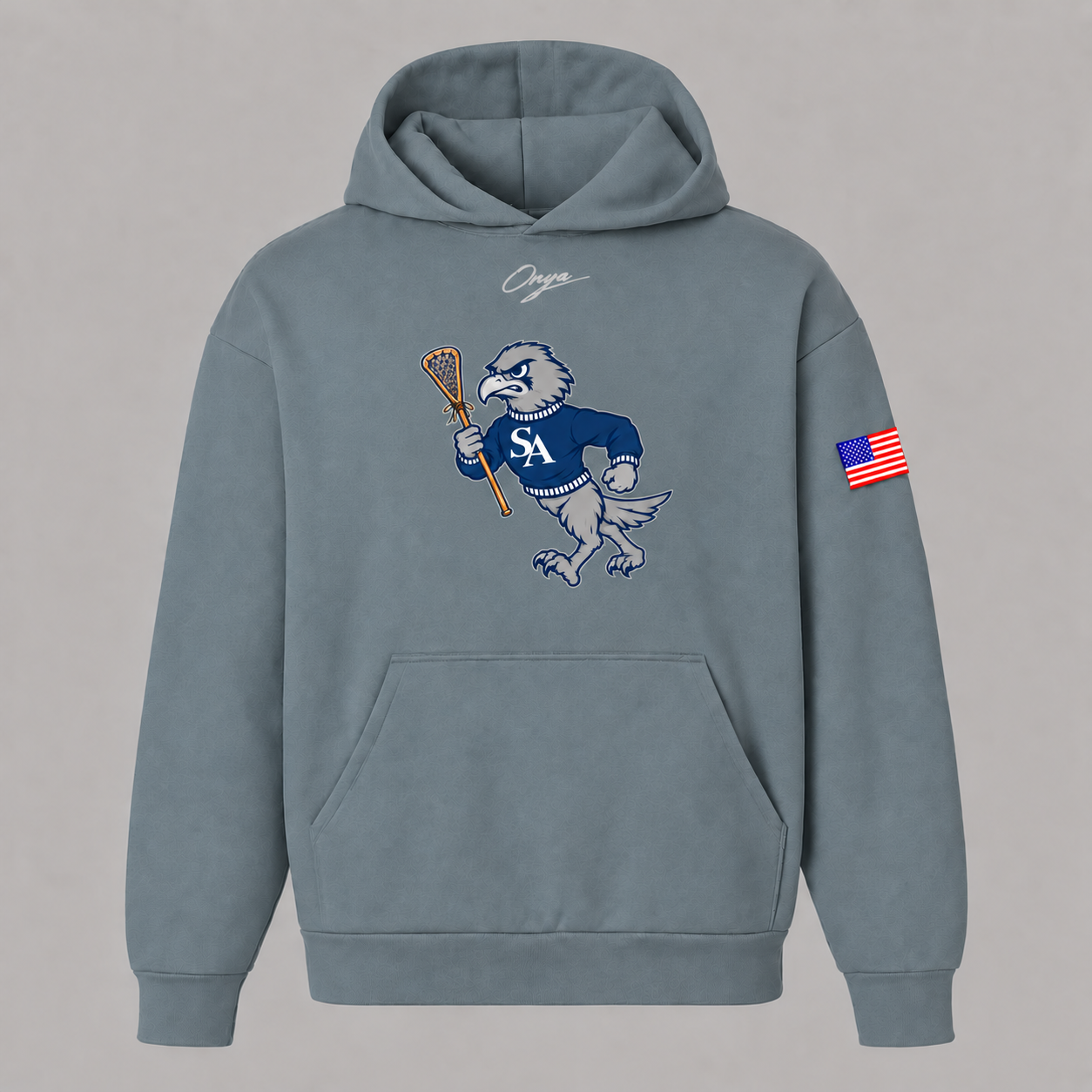 onya Post Game Hoodie - Hawks — Saint A's Lacrosse x Onya