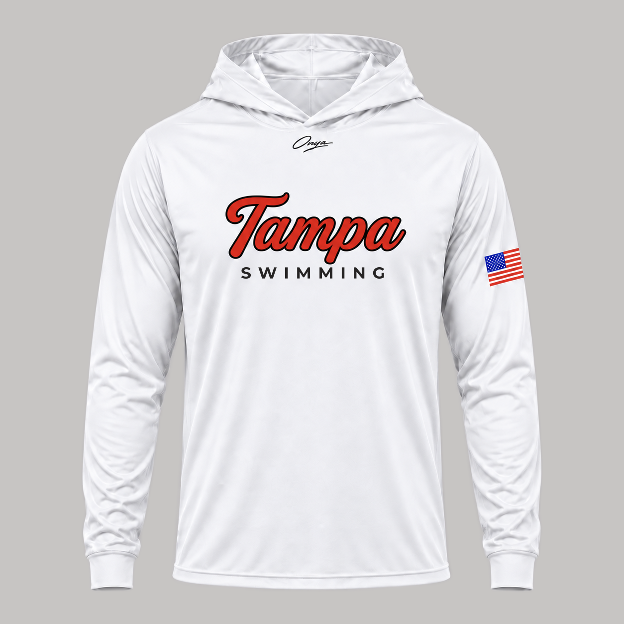 onya Offshore Hooded Tee — Tampa Swimming x onya