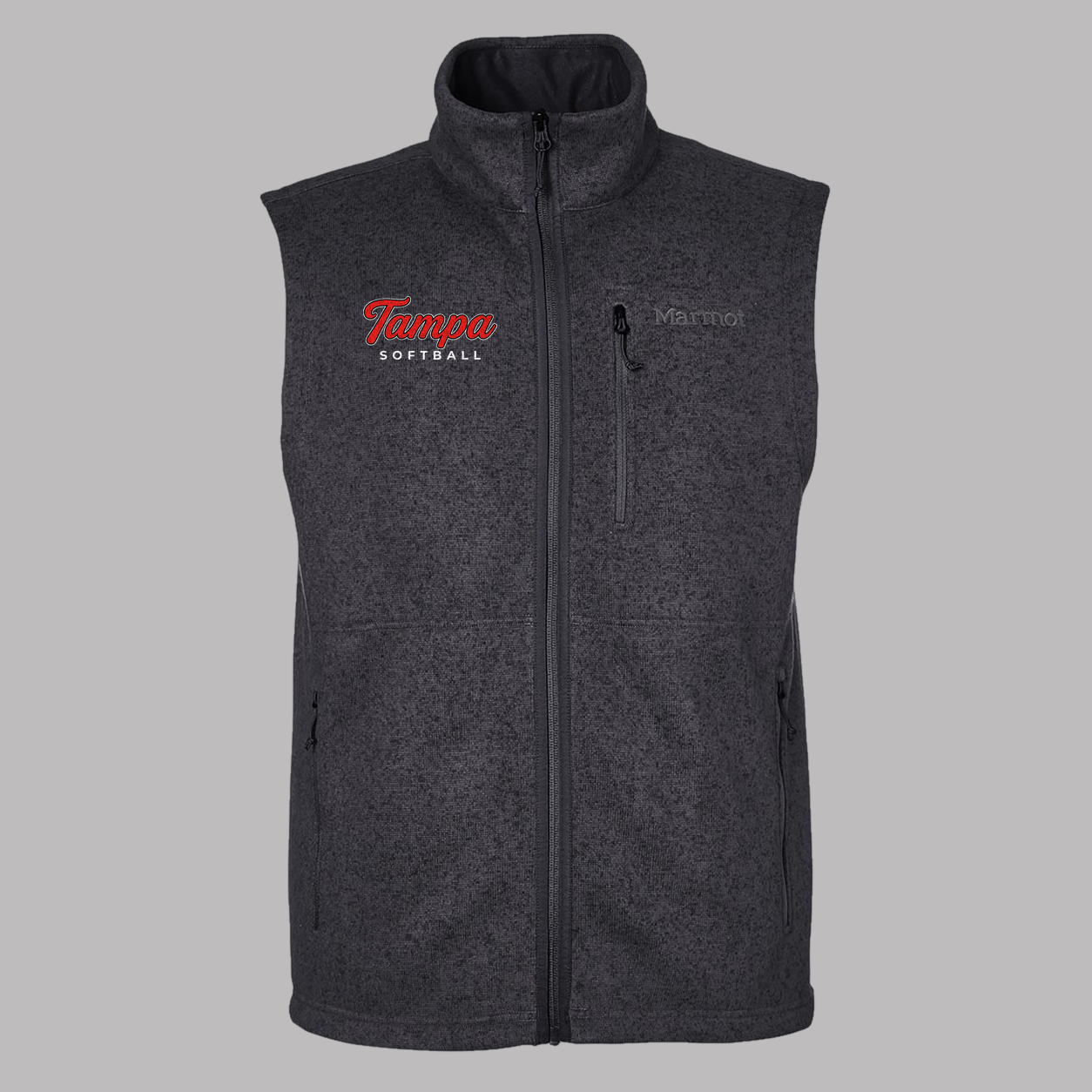 onya Marmot Sweater Fleece Vest — Tampa Softball x Onya