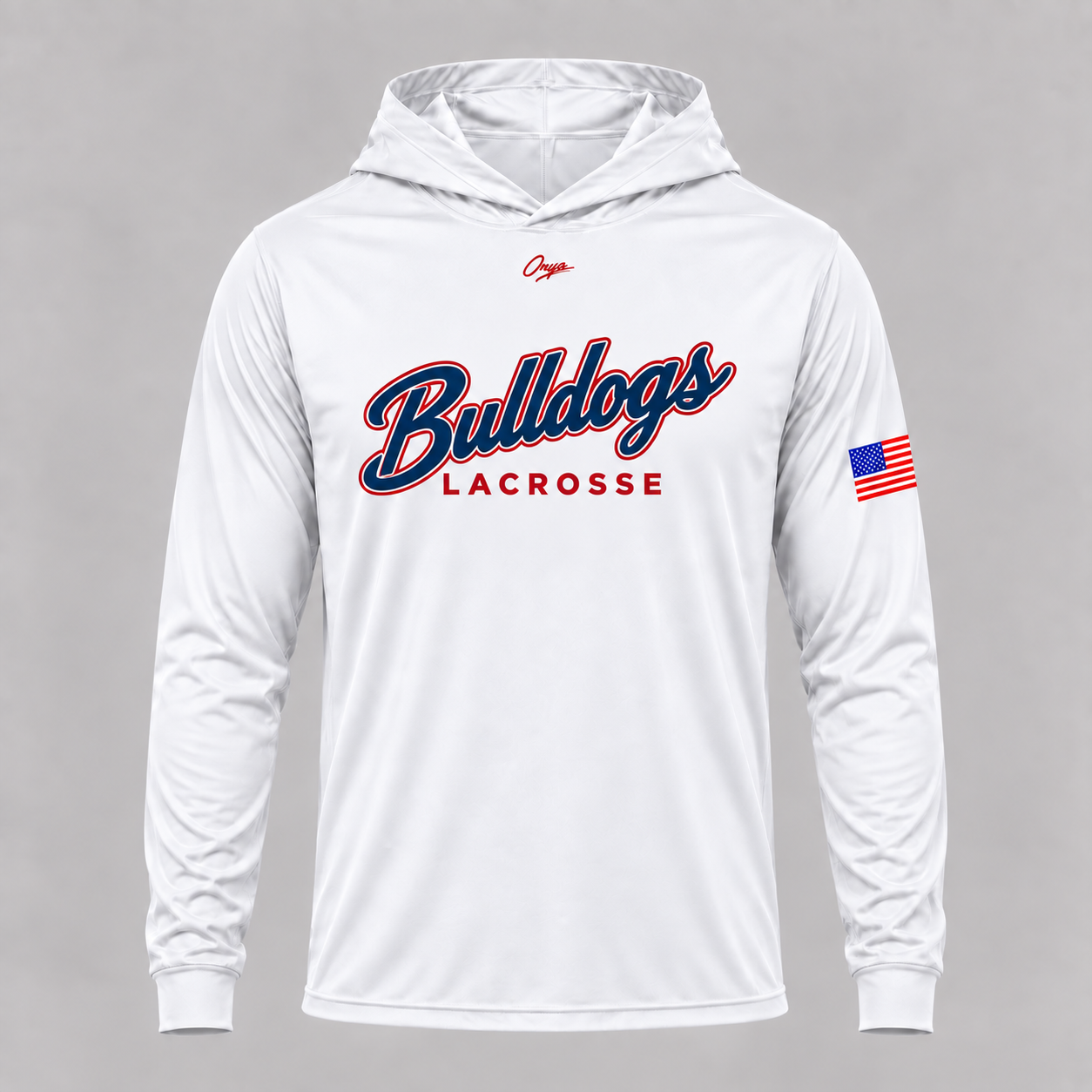 onya Offshore Hooded Tee — DeSales Lacrosse x Onya