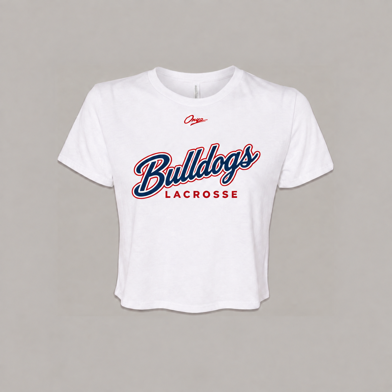 onya Good On Ya Crop Tee — DeSales Lacrosse x Onya