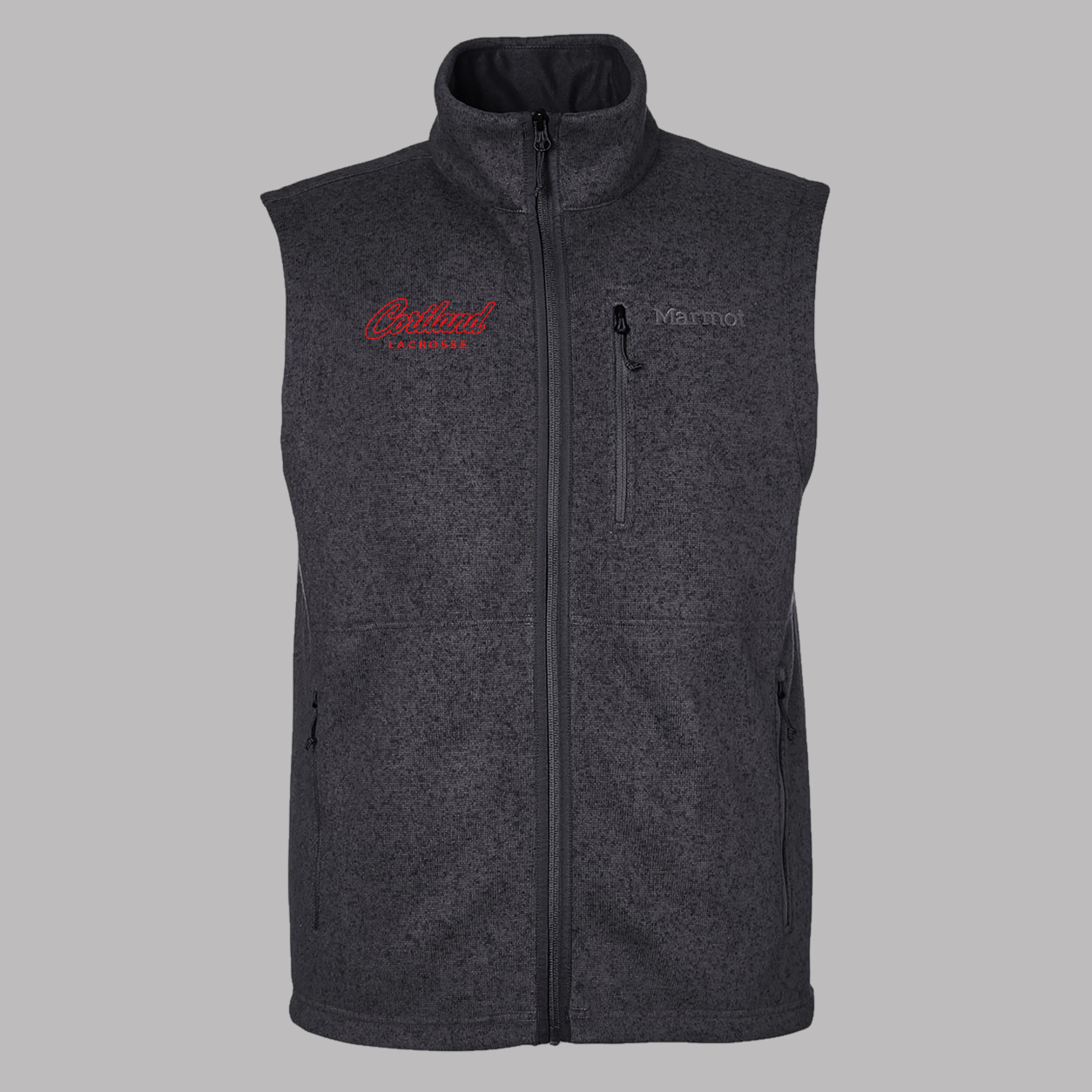 onya Marmot Sweater Fleece Vest — Cortland Lacrosse x Onya