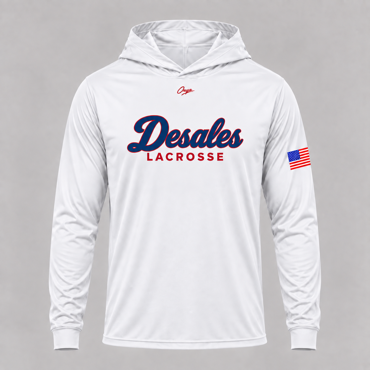 onya Offshore Hooded Tee — DeSales Lacrosse x Onya