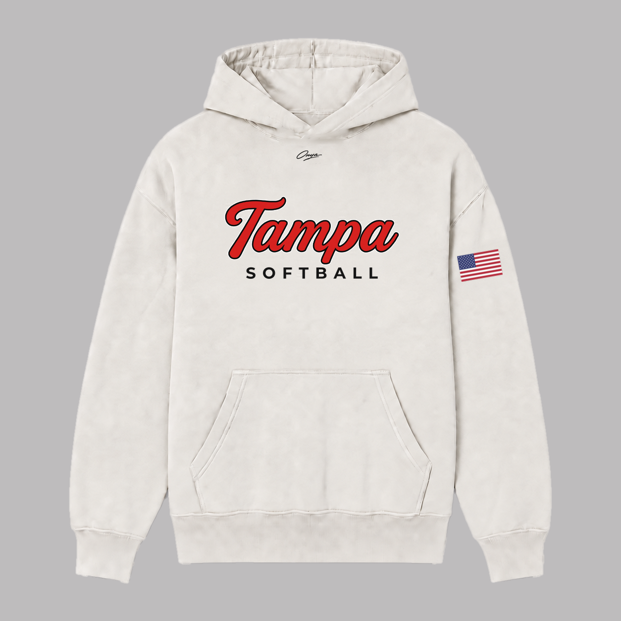 onya Post Game Hoodie — Tampa Softball x Onya